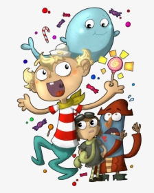 Drawing Candy Island - Cartoon, HD Png Download, Transparent PNG