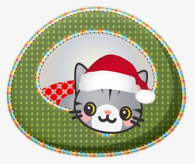 Christmas Cat, Cat Bed, Christmas Hat, Christmas - Hampden Park, HD Png Download, Transparent PNG