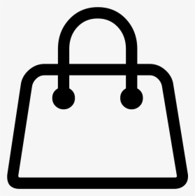 Handbag - Shopping Bag Icon Png, Transparent Png, Transparent PNG