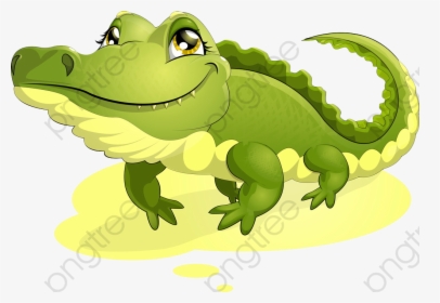 Halloween Blow Up Costume , Transparent Cartoons - Smiling Crocodile Art, HD Png Download, Transparent PNG