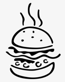 Vector Illustration Of Fast Food Hamburger Meal In, HD Png Download, Transparent PNG