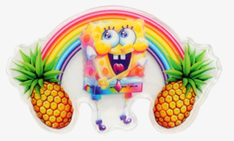 #spongebob #pineapple #rainbow #kidcore #tumnlr #freetoedit - Ananas, HD Png Download, Transparent PNG