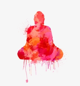 Buddha Watercolor, HD Png Download, Transparent PNG