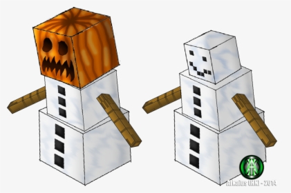 Fear Of The Shears Minecraft Blog - Minecraft Snow Golem Real Life, HD Png Download, Transparent PNG