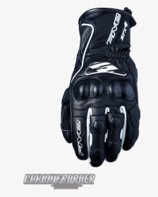 Five Rfx4 Lady Black White Motorcycle Gloves  title - Glove, HD Png Download, Transparent PNG