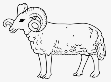 Sheep Black And White Images Png, Transparent Png, Transparent PNG