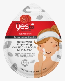 Product Photo - Yes To Tomatoes White Charcoal Mask, HD Png Download, Transparent PNG