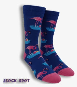 Birdbath Men S Socks In Blue By Socksmith - Sock, HD Png Download, Transparent PNG