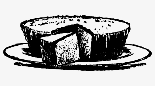 Monochrome - Black And White Cakes Clipart, HD Png Download, Transparent PNG