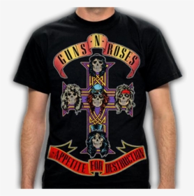 Img - Guns N Roses Shirt Men, HD Png Download, Transparent PNG