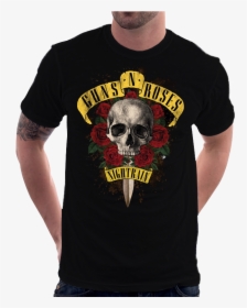 Camiseta Guns N Roses Logo Classico Camisa Nightrain - Guns N Roses Band Logo, HD Png Download, Transparent PNG