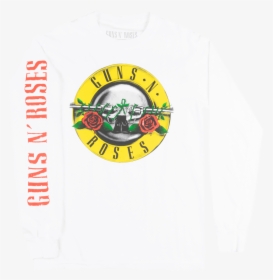 Guns N Roses Bullet Logo Long Sleeve Shirt Mens Rock - Gun N Roses Logo Png, Transparent Png, Transparent PNG