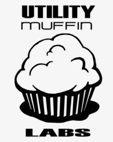 Black And White Cupcake Png, Transparent Png, Transparent PNG