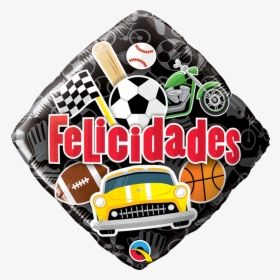 18 Inch Felicidades Masculine - Felicidades Con Deportes, HD Png Download, Transparent PNG