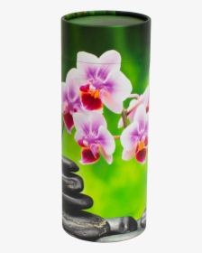 Purple Orchid Flower With Bamboo Stone , Png Download - Orchids, Transparent Png, Transparent PNG