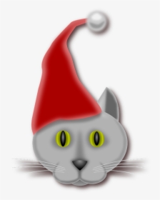 Cat, Christmas, Elf, Santa, Xmas, Santa S Hat - Christmas Day, HD Png Download, Transparent PNG