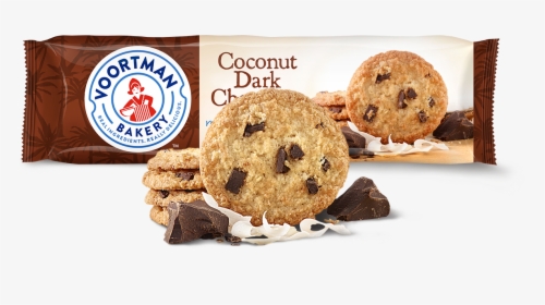 Coconut Dark Chocolate - Voortman Bakery Chocolate Chip, HD Png Download, Transparent PNG