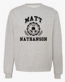 Matt Nathanson - Phd Crewneck - Marathon Of Hope T Shirt, HD Png Download, Transparent PNG