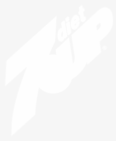 7up Diet Logo Black And White - Illustration, HD Png Download, Transparent PNG