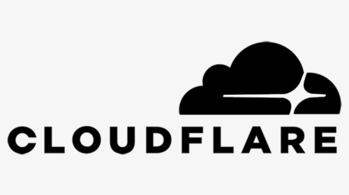 Cloudflare Logo - Cloudflare Logo Black And White, HD Png Download, Transparent PNG