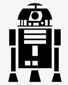 Transparent Star Wars Clipart - R2d2 Star Wars Silhouette, HD Png Download, Transparent PNG
