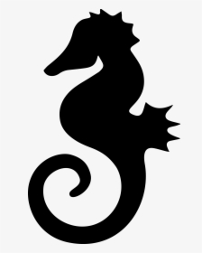 Seahorse Stencil Decal Clip Art - Seahorse Stencil, HD Png Download, Transparent PNG