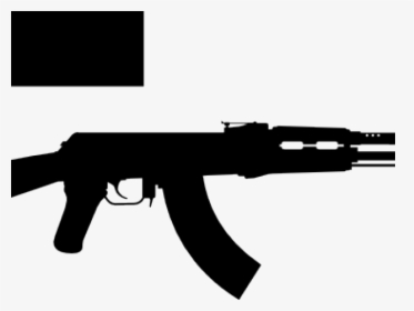 Transparent Ak 47 Silhouette Png, Png Download, Transparent PNG