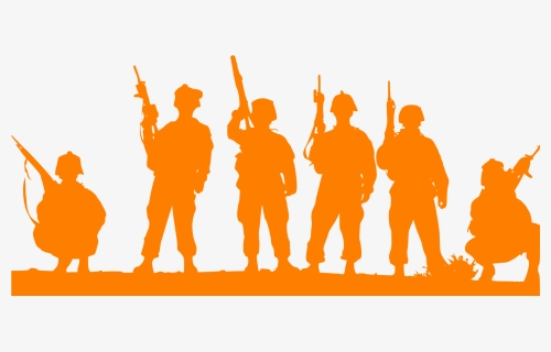 Free Military Silhouette Clip Art, HD Png Download, Transparent PNG