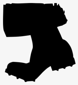 Boot, Silhouette, Clothing, Shoe, Walking, Army Boots - Boots Clipart, HD Png Download, Transparent PNG