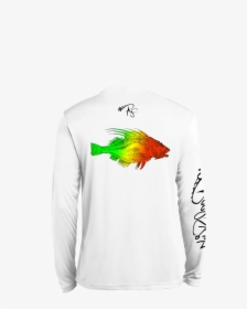 Transparent Rainbow Trout Png - Long-sleeved T-shirt, Png Download, Transparent PNG