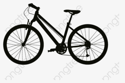 Bike Silhouette, Bike Clipart, Bicycle, Black Png Transparent - Ariel Mechanical Disc Step Through, Png Download, Transparent PNG
