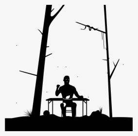 10 Scary Sports Stories For Halloween - Silhouette, HD Png Download, Transparent PNG