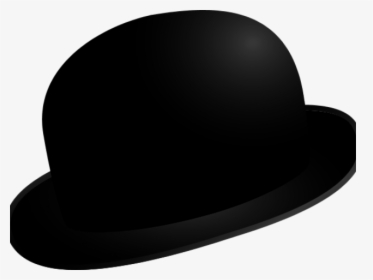 Straw Hat Clipart Derby Hat - Bowler Hat Clipart, HD Png Download, Transparent PNG