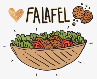 Falafel Cartoon Png, Transparent Png, Transparent PNG