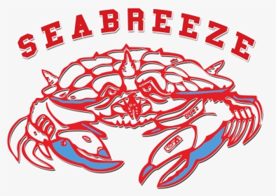 Seafood Clipart Sand Crab - Seabreeze High School Sandcrabs, HD Png Download, Transparent PNG
