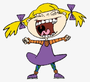 Clip Art Rugrats Colored By Chipmunkcartoon - Angelica Pickles Png, Transparent Png, Transparent PNG