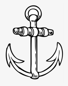 Anchor Clipart Black And White, HD Png Download, Transparent PNG