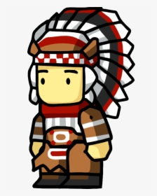 Chief Male - Scribblenauts Indian, HD Png Download, Transparent PNG