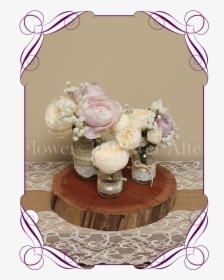 Lilac Mauve And Cream Peony And Baby S Breath Rustic - Fake Wedding Bouquets Australia, HD Png Download, Transparent PNG