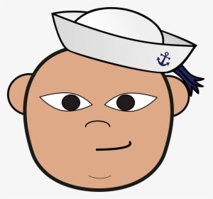 Clipart Sailor Cowboy Hat Clip Art Indian Chief Clip - Sailor Head, HD Png Download, Transparent PNG