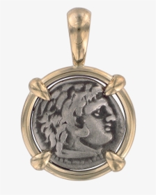 Alexander The Great Coin Pendant - Locket, HD Png Download, Transparent PNG