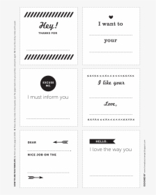 Printable Sticky Notes Main Image - Printable Sticky Notes Template, HD Png Download, Transparent PNG