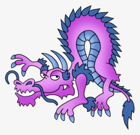 Purple Dragon - Ancient China Dragon, HD Png Download, Transparent PNG