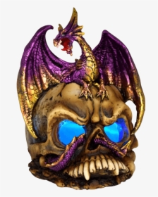 Transparent Purple Dragon Png - Skull, Png Download, Transparent PNG