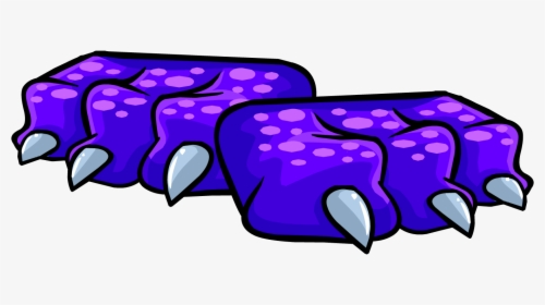 Purple Dragon Feet - Monster Feet Clip Art, HD Png Download, Transparent PNG