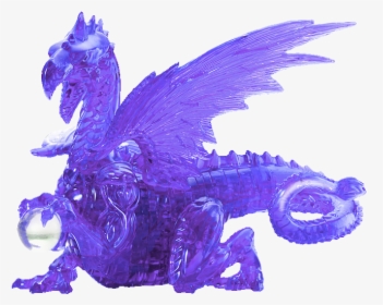 3d Crystal Puzzle Deluxe - Crystal Puzzle Purple Dragon, HD Png Download, Transparent PNG