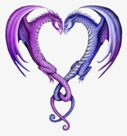 Dragons In Heart Shape, HD Png Download, Transparent PNG