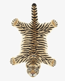 Gold Hide Extra Large Giant Plush Tiger Skin Faux Fur - Kids Animal Shape Rug, HD Png Download, Transparent PNG