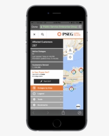 Pseg Long Island Mobile Outage Map - Pseg, HD Png Download, Transparent PNG
