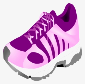 Track Shoe Running Clipart Transparent Png - Tennis Shoe Shoe Clip Art, Png Download, Transparent PNG
